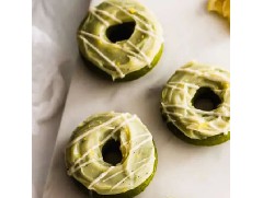 烤箱版非油炸抹茶柚子甜甜圈，適合小白！