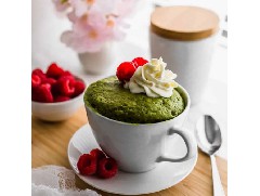 烘焙小白也能輕松嘗試的簡易微波爐抹茶蛋糕