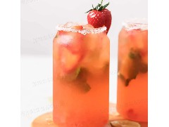 酸甜清爽的薄荷草莓雞尾酒！